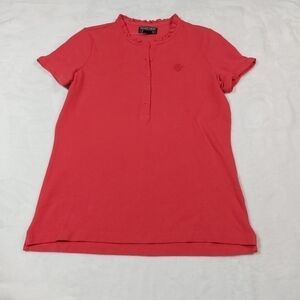 POLO JEANS COMPANY WOMEN'S CHERRY RED POLO SHIRT SIZE SMALL NEW WITH TAGS